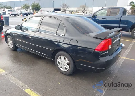 2003 Honda Civic Lx z USA, uszkodzony, nr VIN JHMES16563S000472